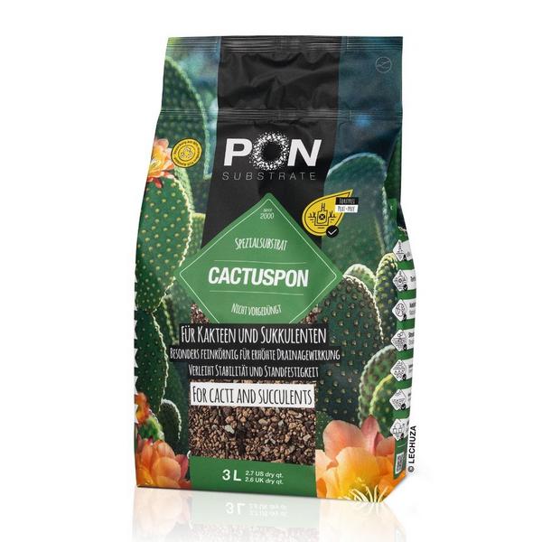 PON-substrate CACTUSPON 3 liter for cacti und succulents